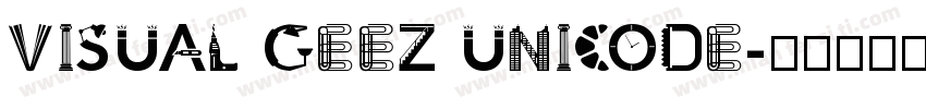 Visual Geez Unicode字体转换